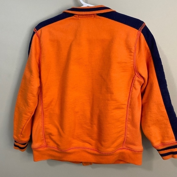 Polo by Ralph Lauren Kid's Orange Zip Up Sweatshirt Jacket‎ Size 6 - Picture 4 of 12